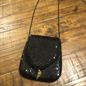 Black beaded small bag